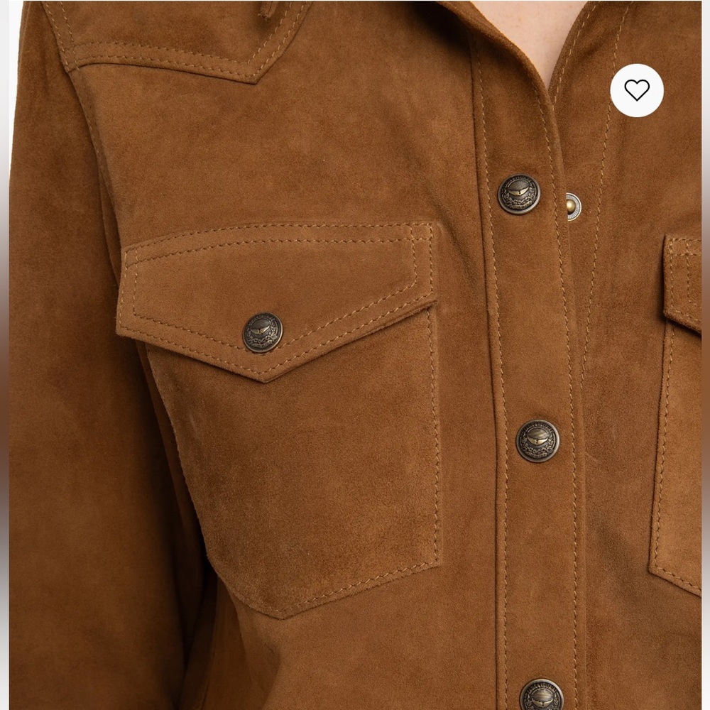 NWT Zadig & Voltaire Thelma Suede Leather Jacket - Picture 6 of 9